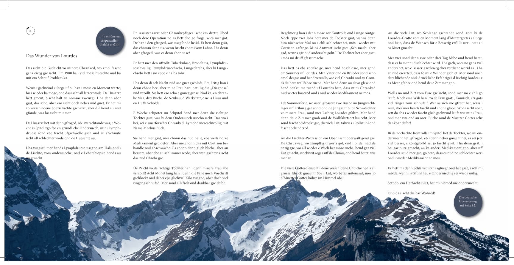 Doppelseite: Das Wunder von Lourdes