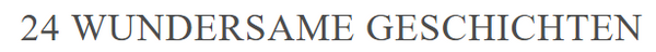 Wundergeschichten